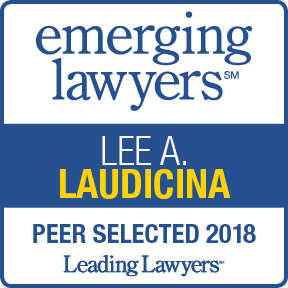 2018 Emerging Lawyers badge for Lee A. Laudicina